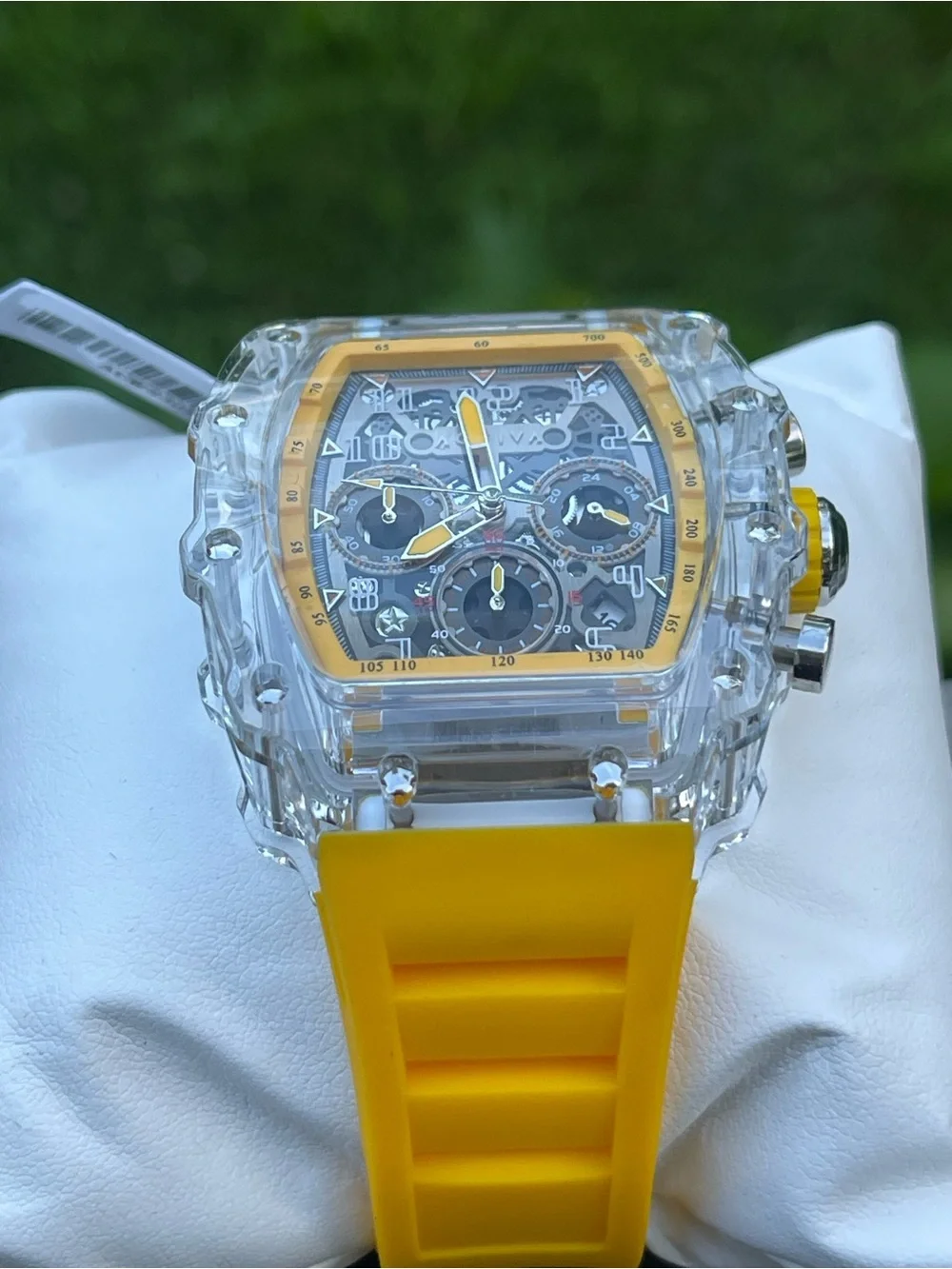Activa Fury X Invicta Men's Watch w/Skeleton Dial - 44.3mm, Yellow (ACW2305-001)